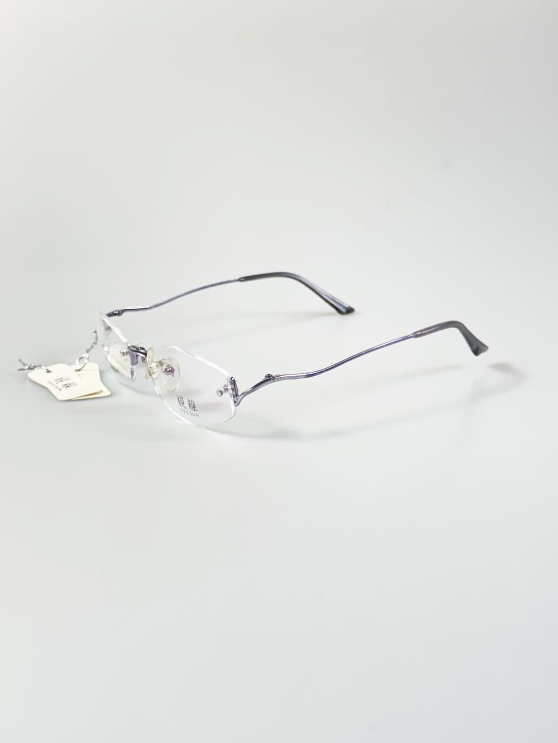 SEESUN 무테 퓨어 티타늄 오벌 프레임 빈티지 안경 상품이미지3