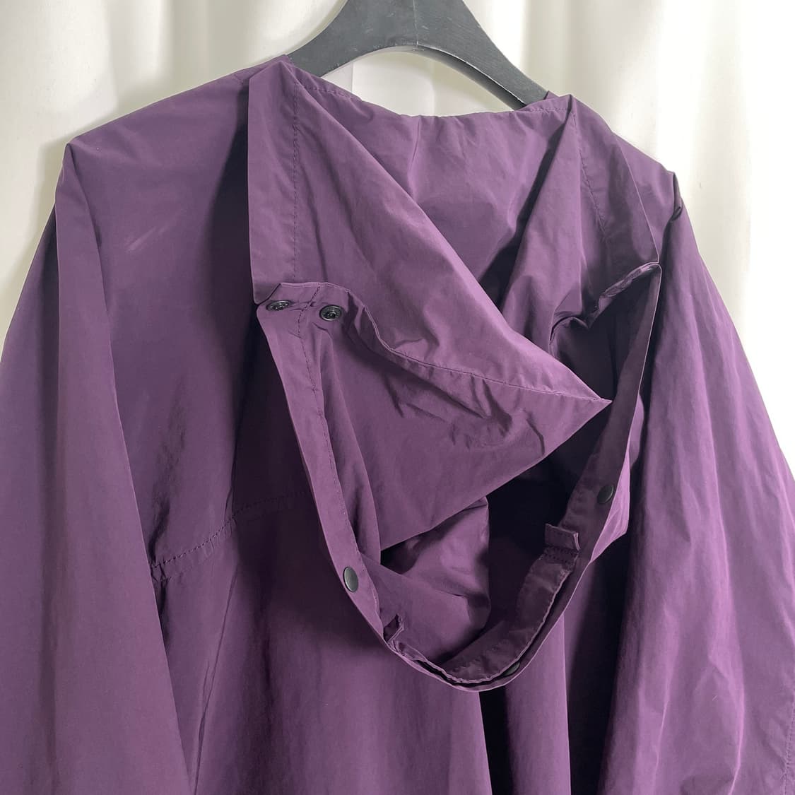 ISSEY MIYAKE 퍼플 하이넥 오버핏 코트 상품이미지3