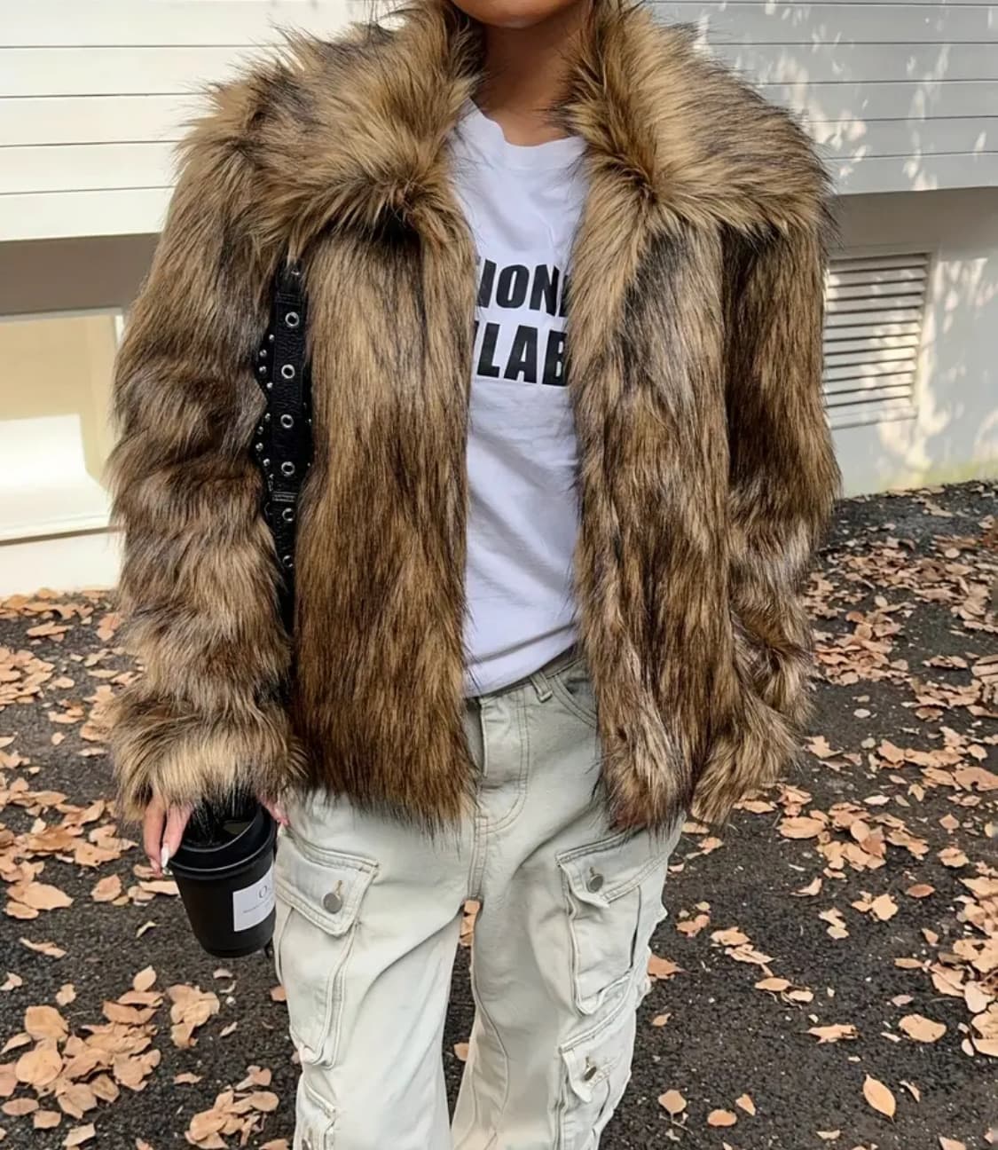 퍼자켓 (브라운) 상품이미지1