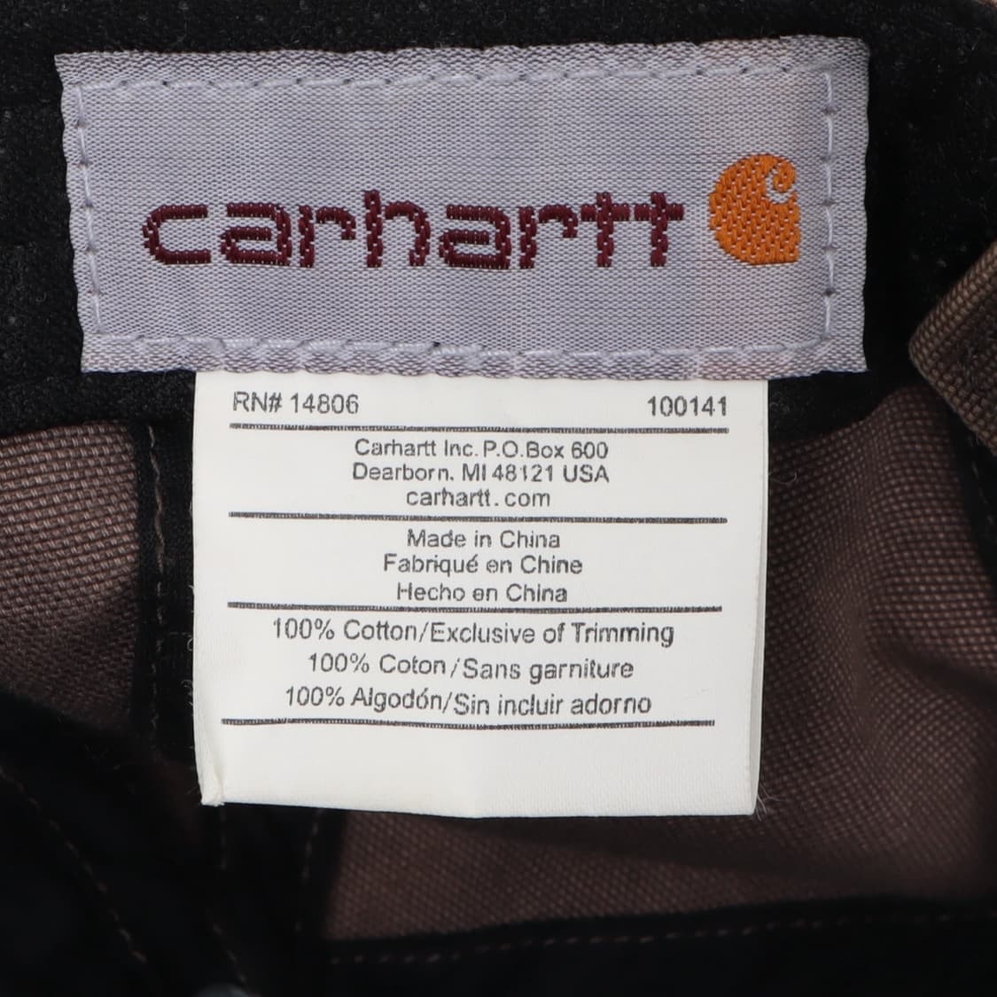 칼하트 레더탭 캔버스 캡 상품이미지8