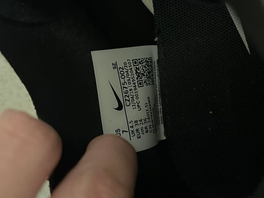 나이키 꼼데 가르송 덩크 로우 US 7 / 240 상품이미지3