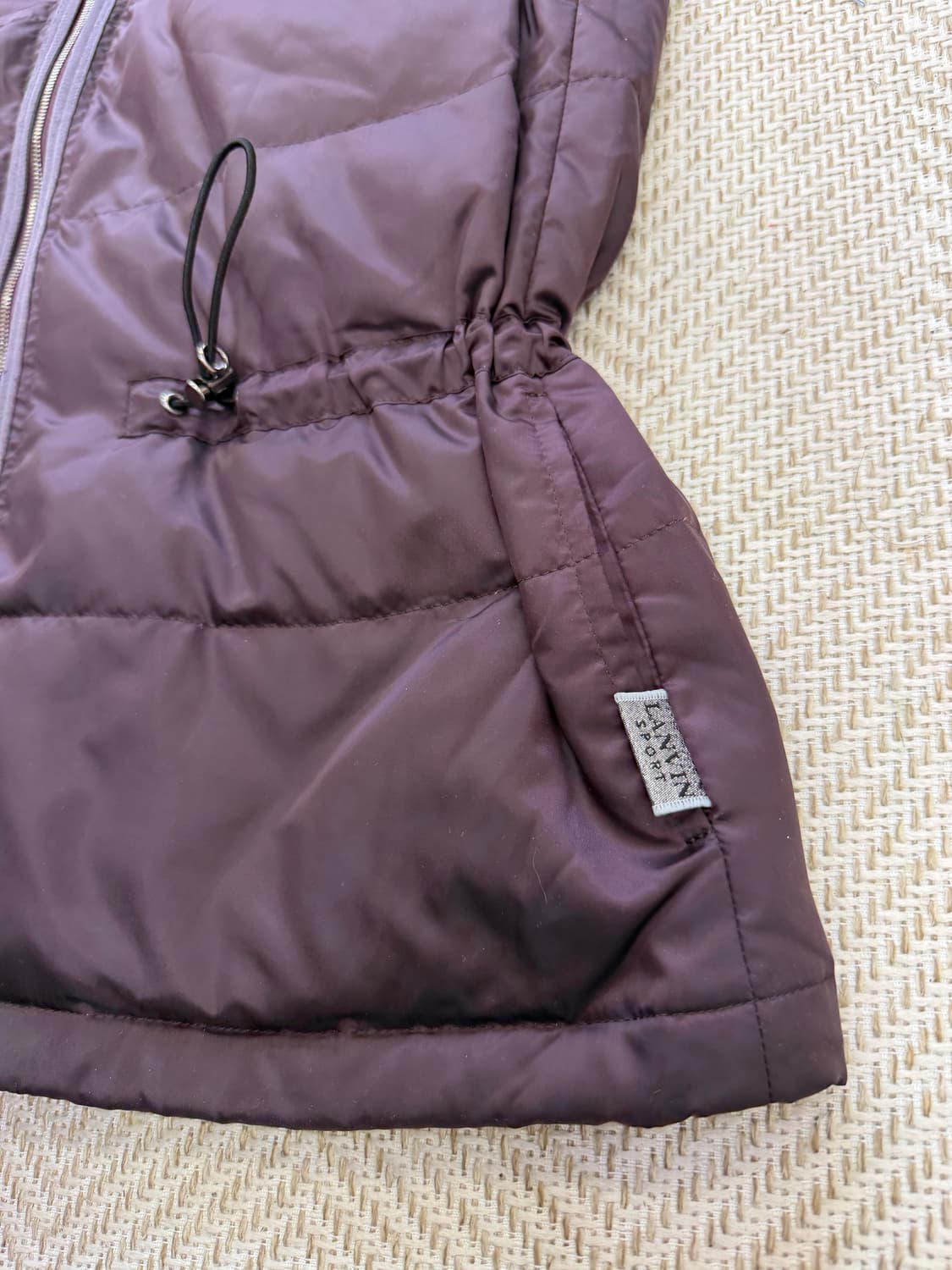 정품) 랑방 한섬 여성 경량 패딩조끼 38 상품이미지4