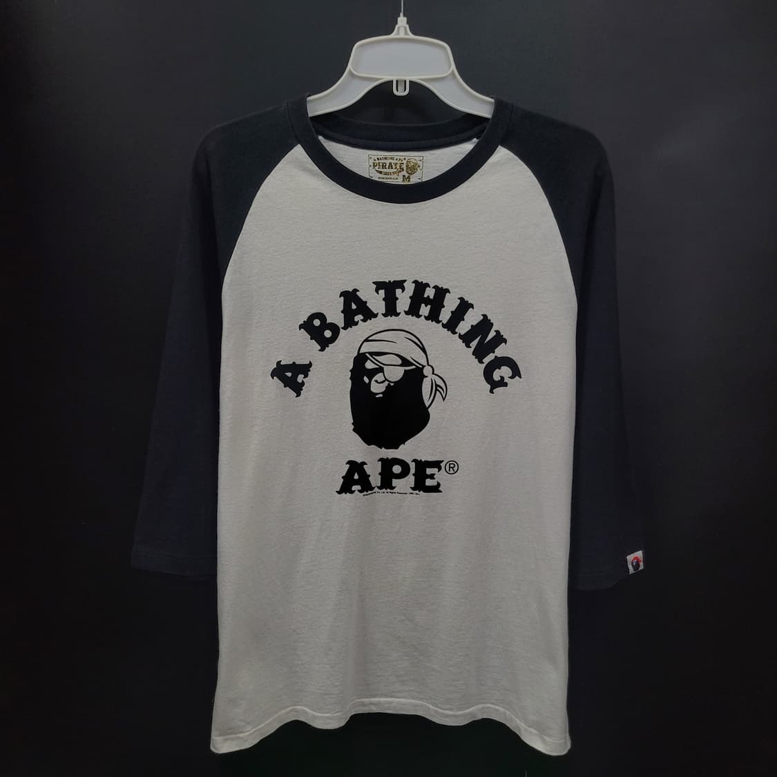 BAPE 베이프 파이레츠 스토어 빈티지 레글런 빅로고 셔츠 상품이미지9