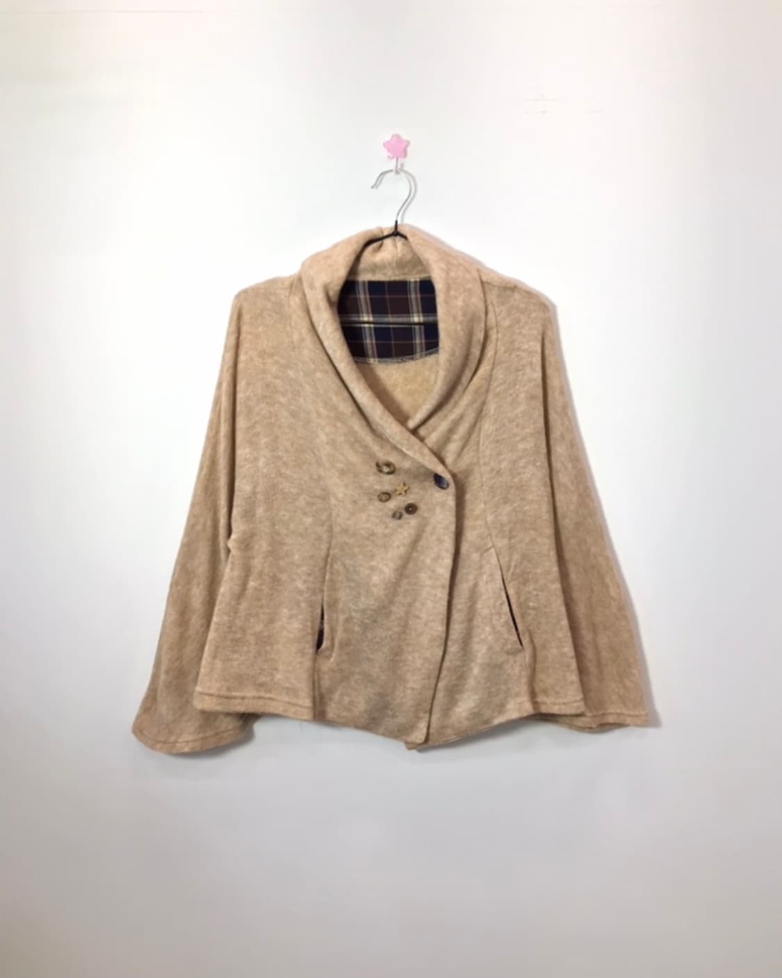 Jpn Kitsch Shawl Collar Knit Cardigans 상품이미지1