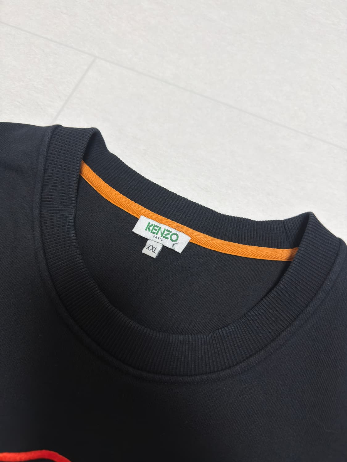 [백화점판,XXL] 겐조 타이거 맨투맨 블랙 상품이미지3