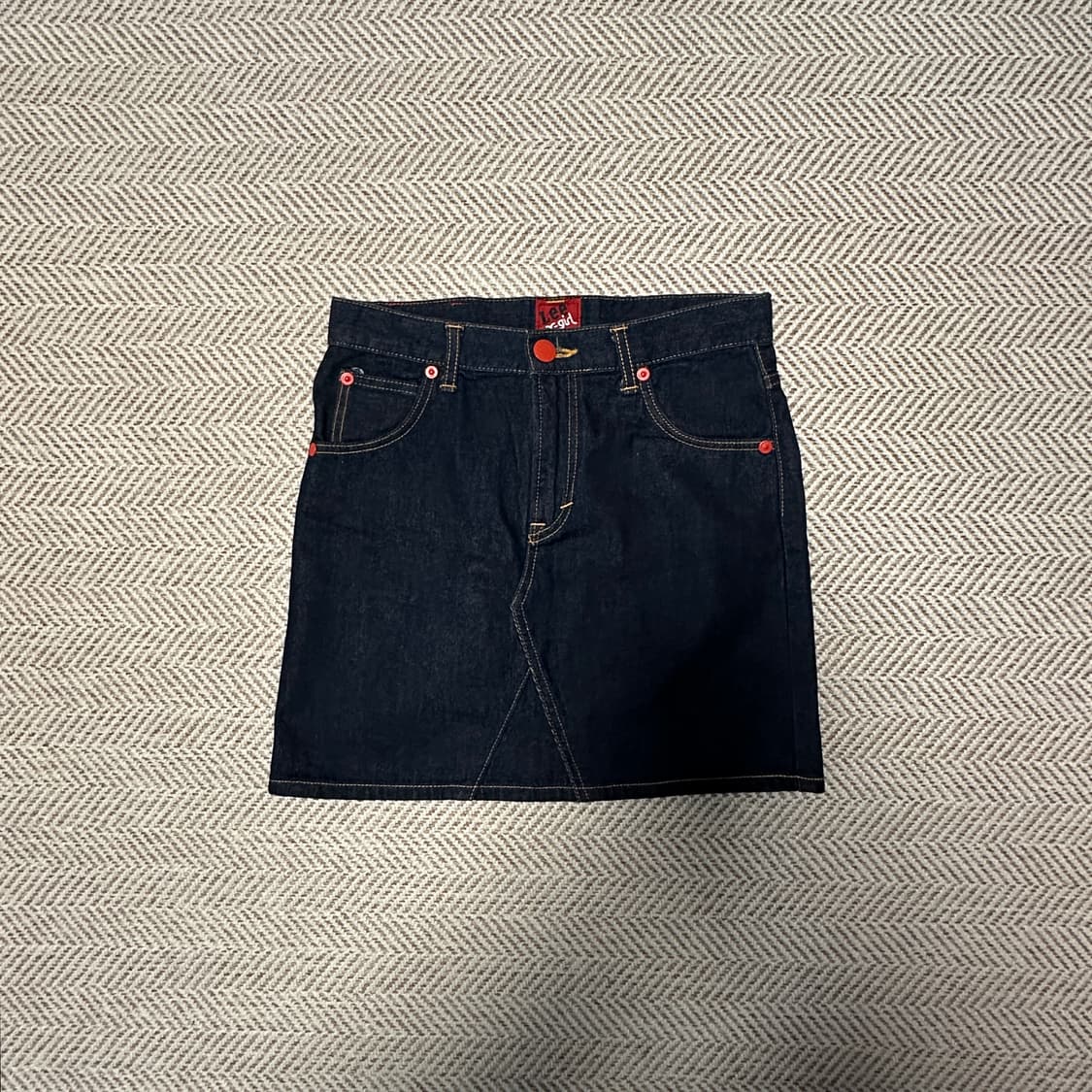 X-GIRL X LEE japan made denim skirt 상품이미지1