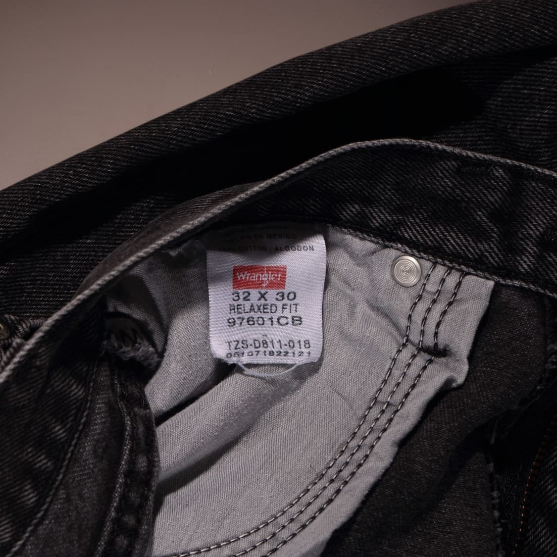 랭글러 흑청 데님팬츠 상품이미지3