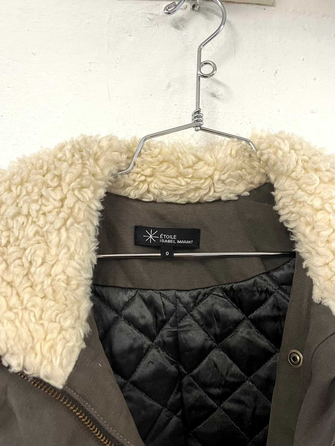 이자벨마랑 2005 런웨이 램 시어링 카라 자켓 상품이미지5