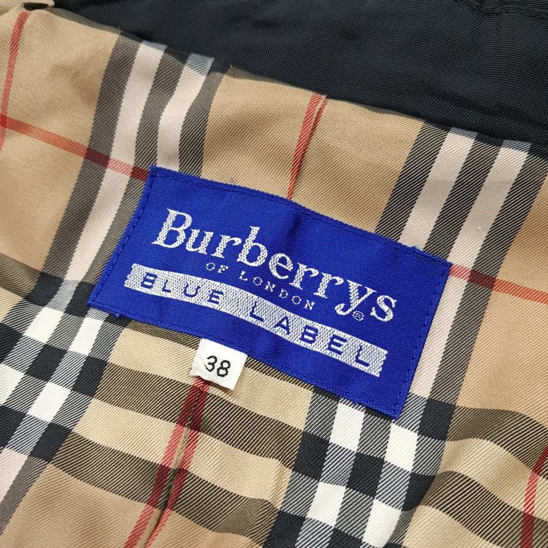 CL903 L 버버리 90s 일본판 퀼팅 패딩 자켓 아우터 상품이미지6