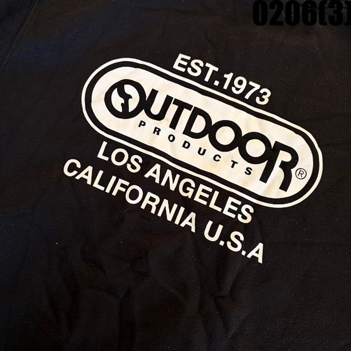 [M] 아웃도어 블랙 맨투맨 티셔츠 0206(3) 상품이미지5
