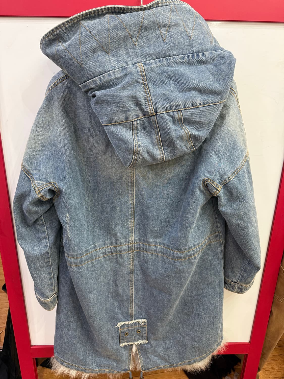 SPRUNG FRERES 데님 퍼 야상 M 상품이미지2