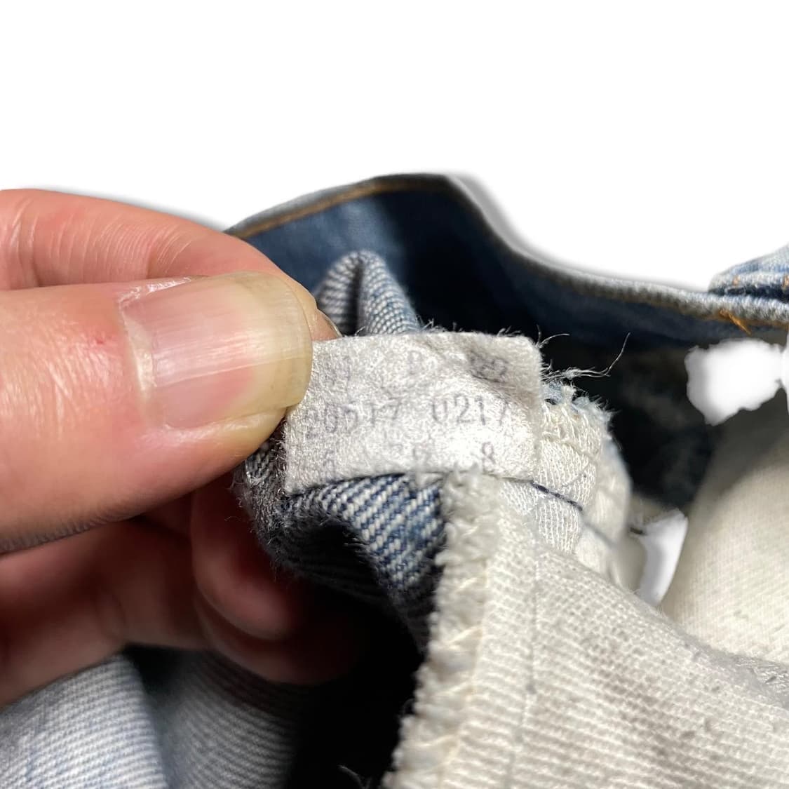 80s 리바이스 20517 오렌지탭 데님 팬츠 상품이미지9