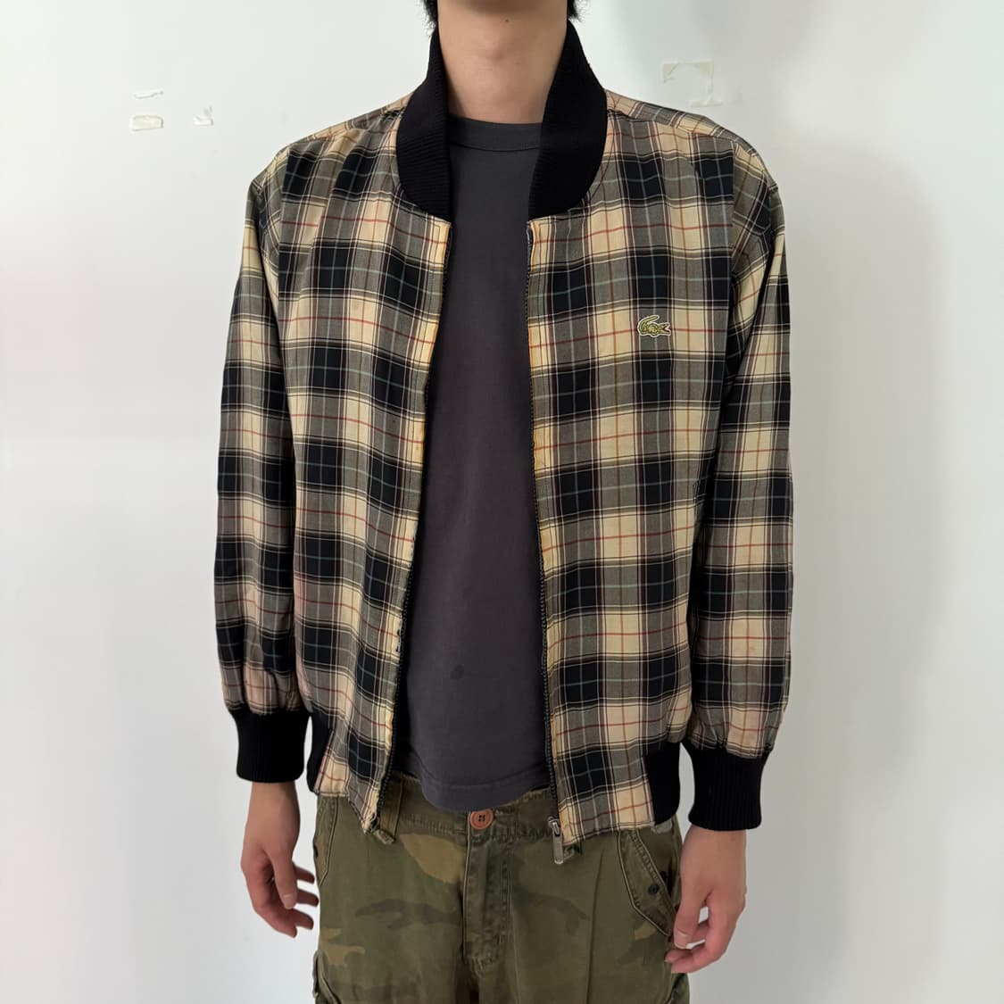 라코스테 체크 자켓 상품이미지4