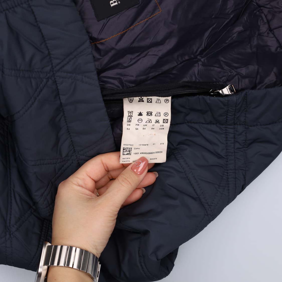 [실측확인] 보스 다이아몬드 퀄팅 자켓 1215J2 상품이미지6