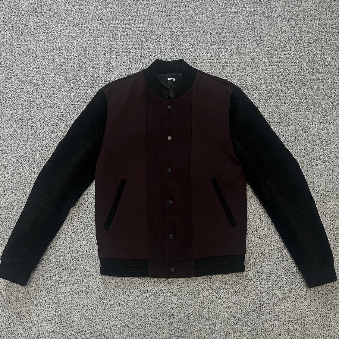 SYSTEM Varsity Teddy Jacket. 상품이미지1