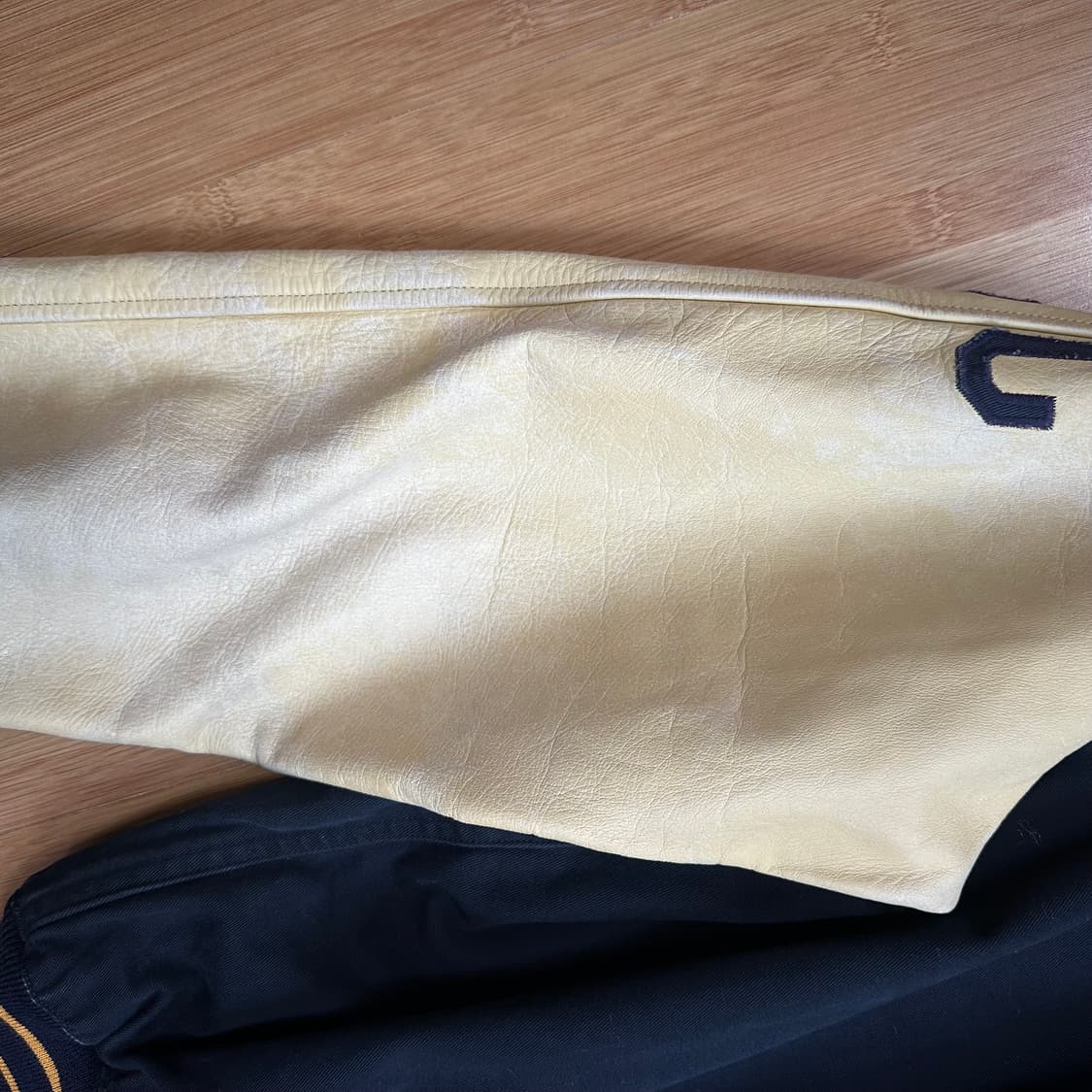 버즈릭슨 네이비 홀스하이드 바시티 자켓 L 상품이미지3