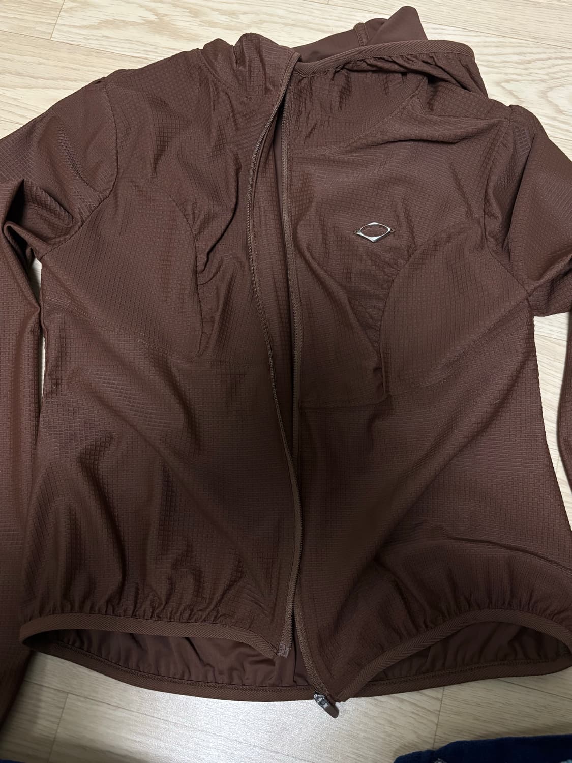 미스치프 와플 집업 브라운 S 상품이미지3