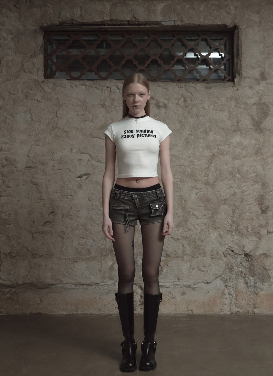 saucy 쏘씨 레더 포켓 마이크로 쇼츠 숏 팬츠 상품이미지2