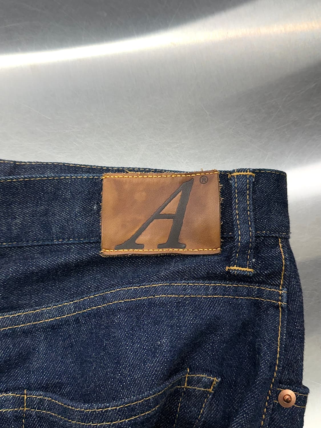 아나토미카 진청 셀비지 와이드 클래식 데님 팬츠 상품이미지10