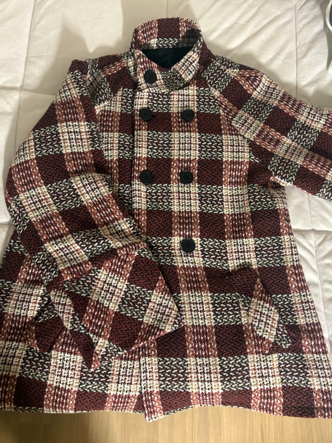 레드체크피코트 상품이미지1