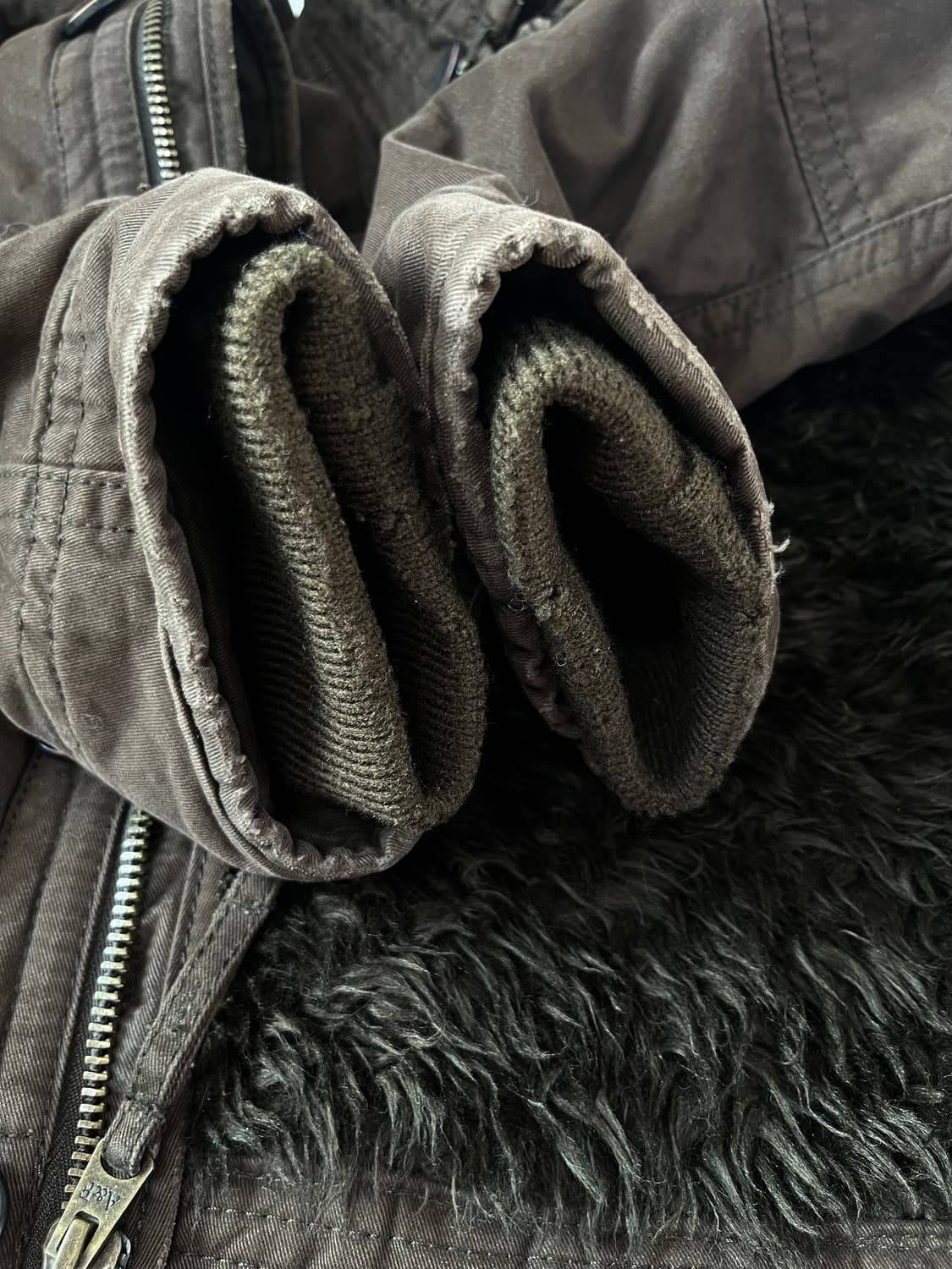 [M] 아베크롬비 퍼 야상 자켓 상품이미지8