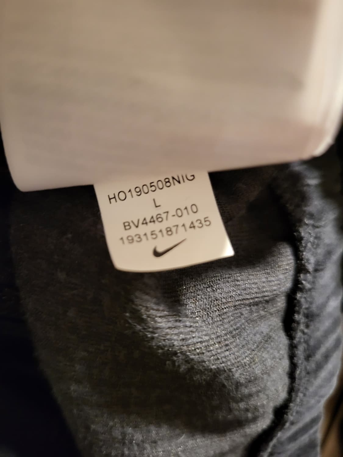 [L]나이키 코듀로이 벨벳 트랙탑 집업 블랙 상품이미지5