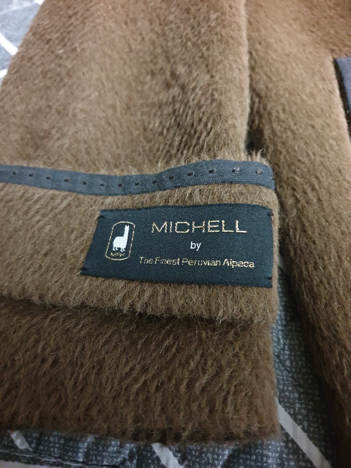 피에르가르뎅 파리 알파카 브러쉬드 자켓 브라운 (S) 상품이미지4