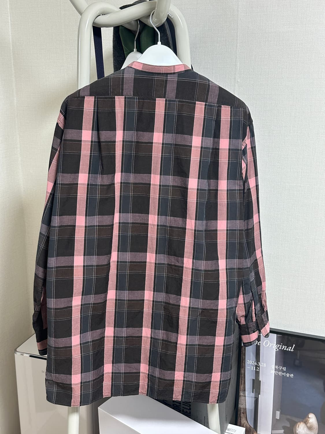 [36]캡틴선샤인 체크 밴드카라셔츠 상품이미지2