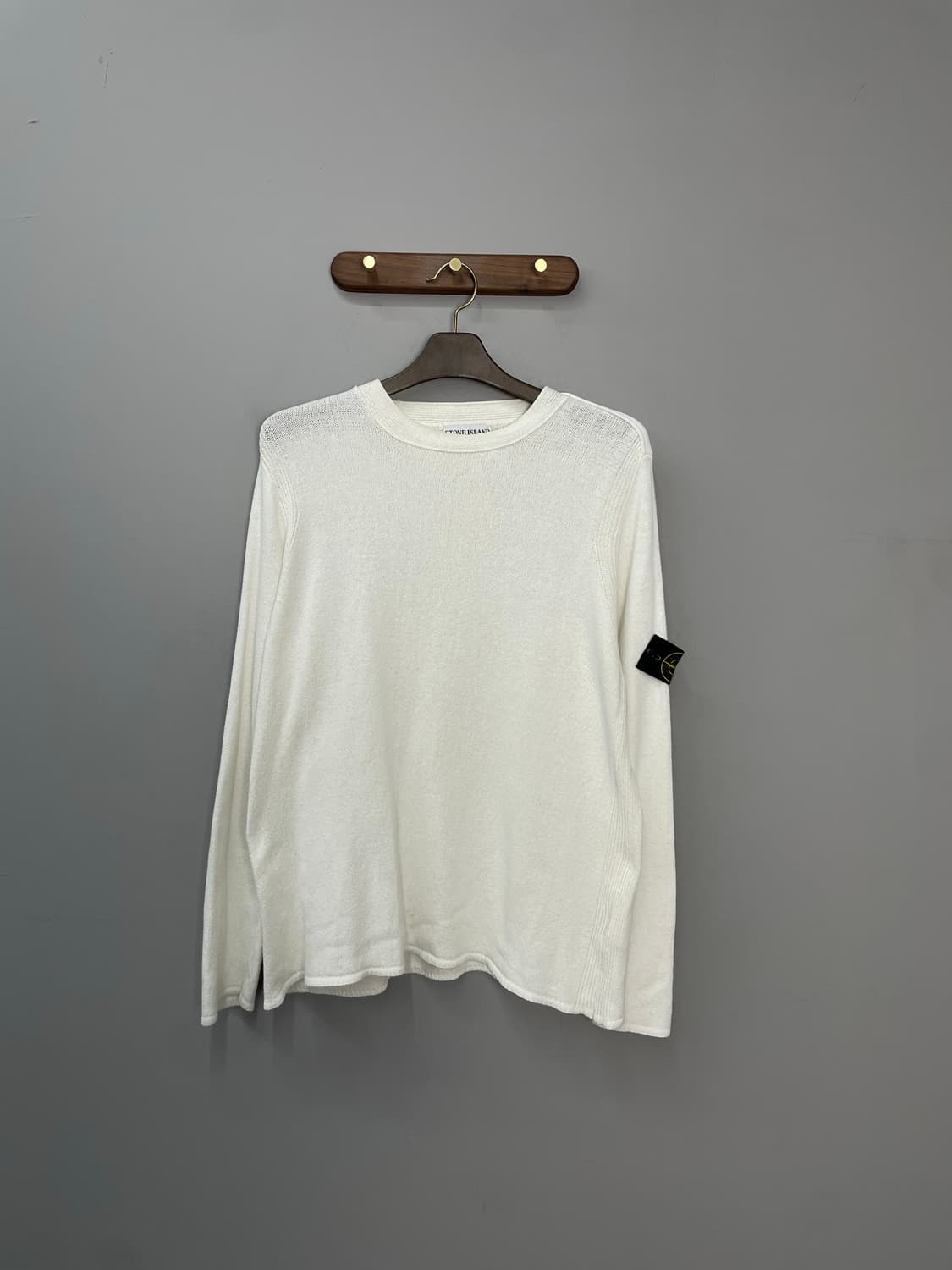 스톤 아일랜드 와펜 코튼 라운드 니트 H953 상품이미지2