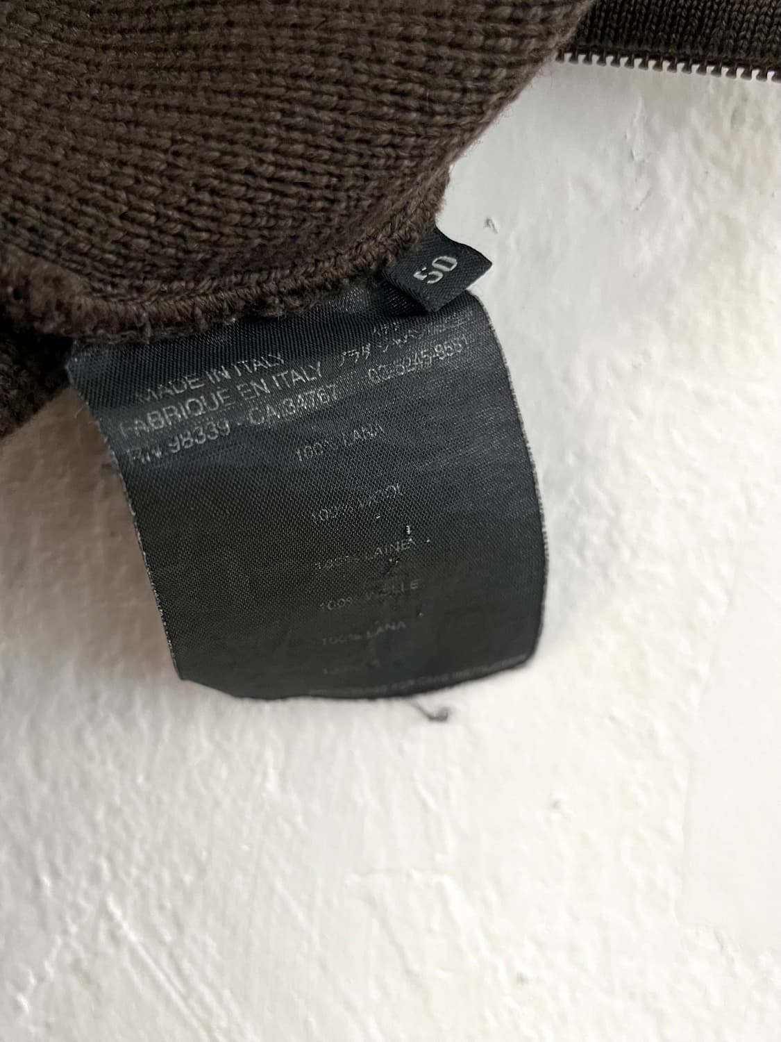 프라다 스포츠 2005 아카이브 울 니트 집업 자켓 상품이미지7