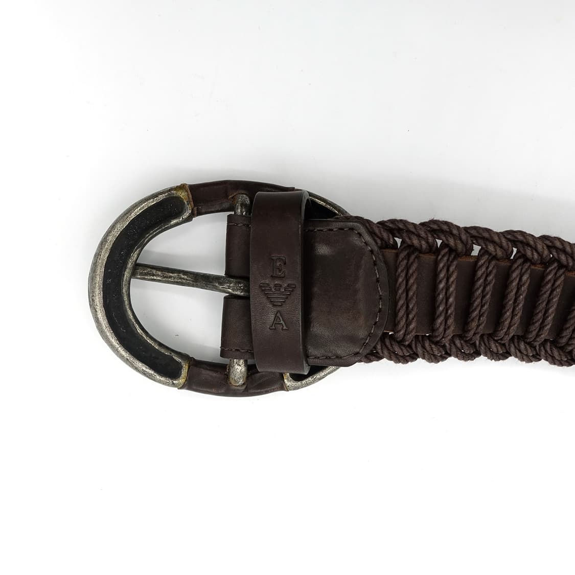 EMPORIO ARMANI 엠포리오 아르마니 아티잔 브라운 루프 벨트 상품이미지2