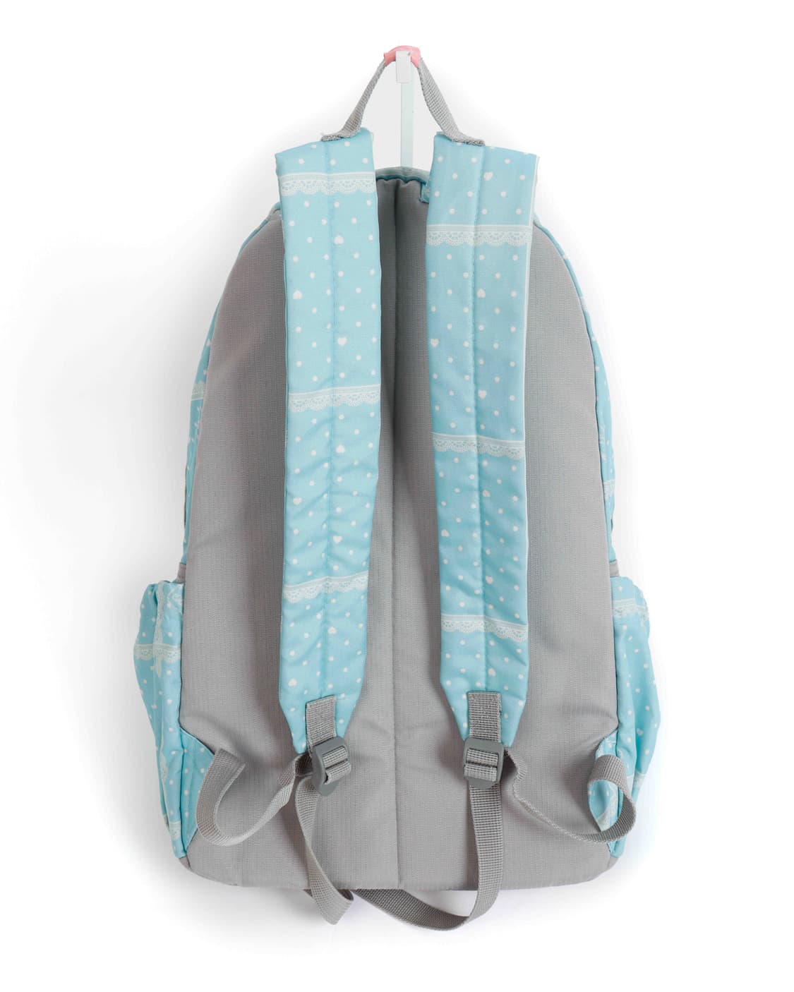 [OLIVE des OLIVE] 민트 레이스 도트 패턴 백팩 상품이미지2