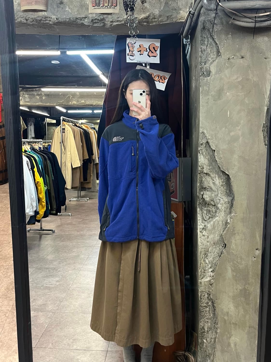 노스페이스 플리스 자켓 블루 L(100) #csz3573 상품이미지2