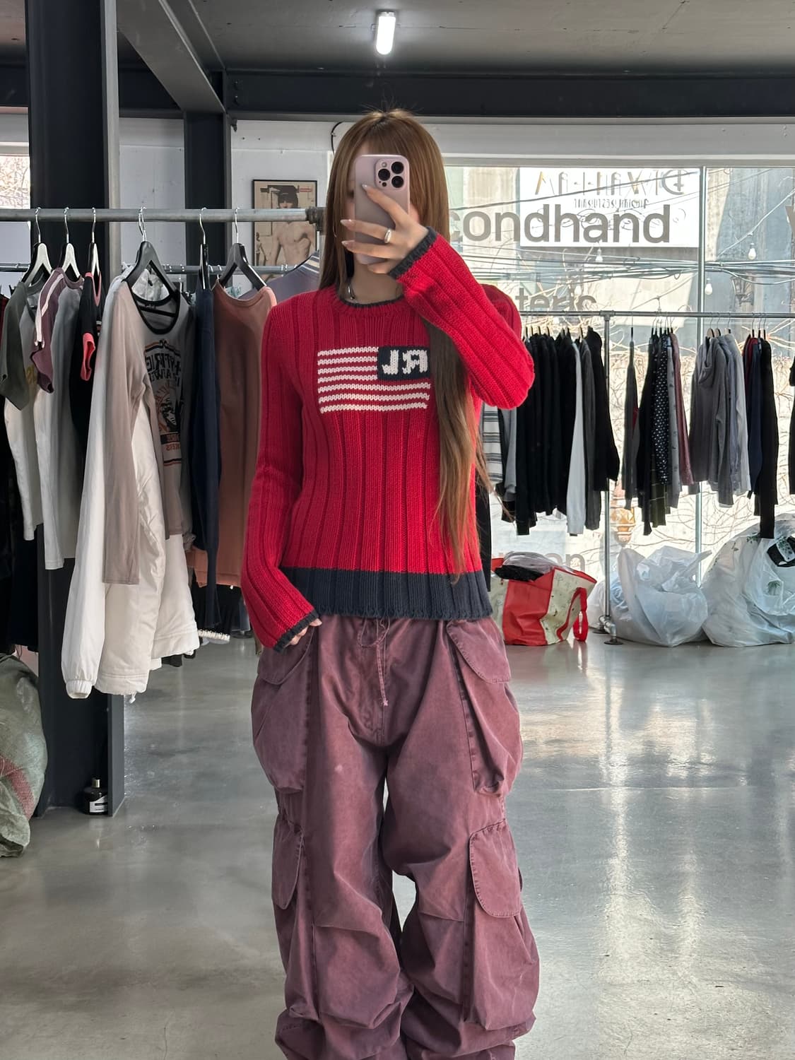 폴로랄프로렌 진스 성조기 니트 상품이미지2