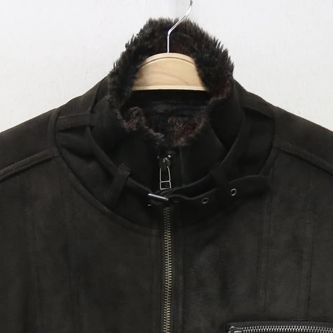 URBAN COLLECTION 하이넥 퍼 무스탕 63723 상품이미지5