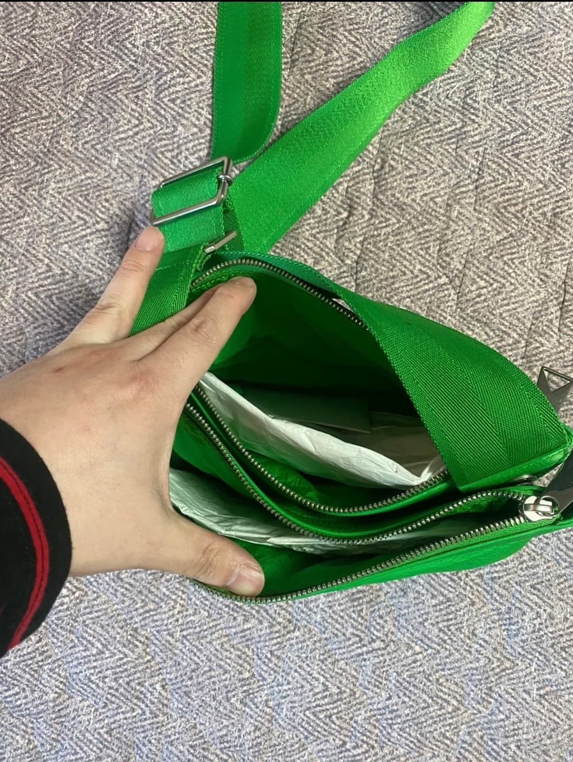 보테가 사슴가죽 가방 상품이미지4