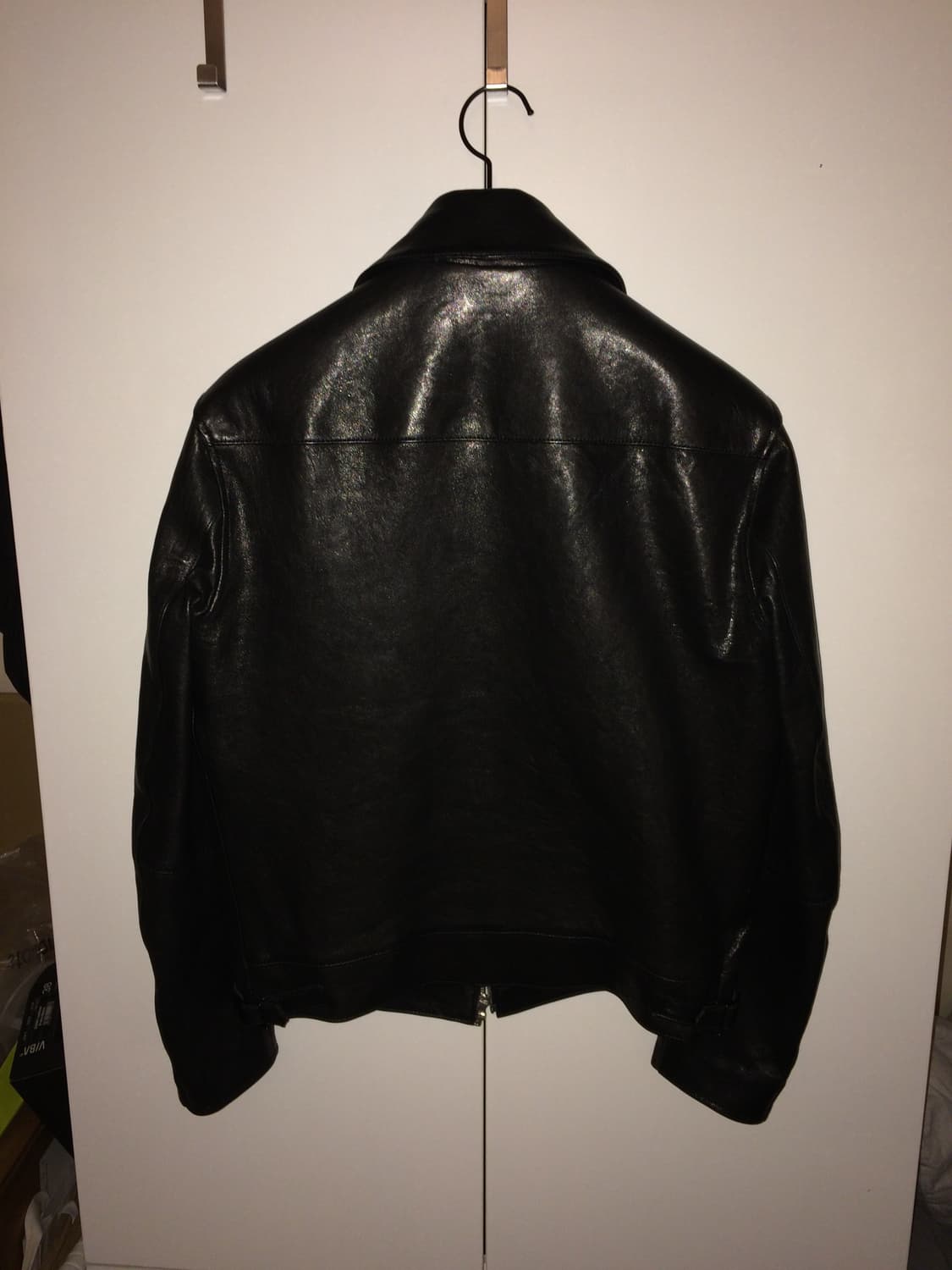 질 스튜어트 램스킨 싱글 블랙 레더 가죽 자켓 / 머듈 상품이미지5