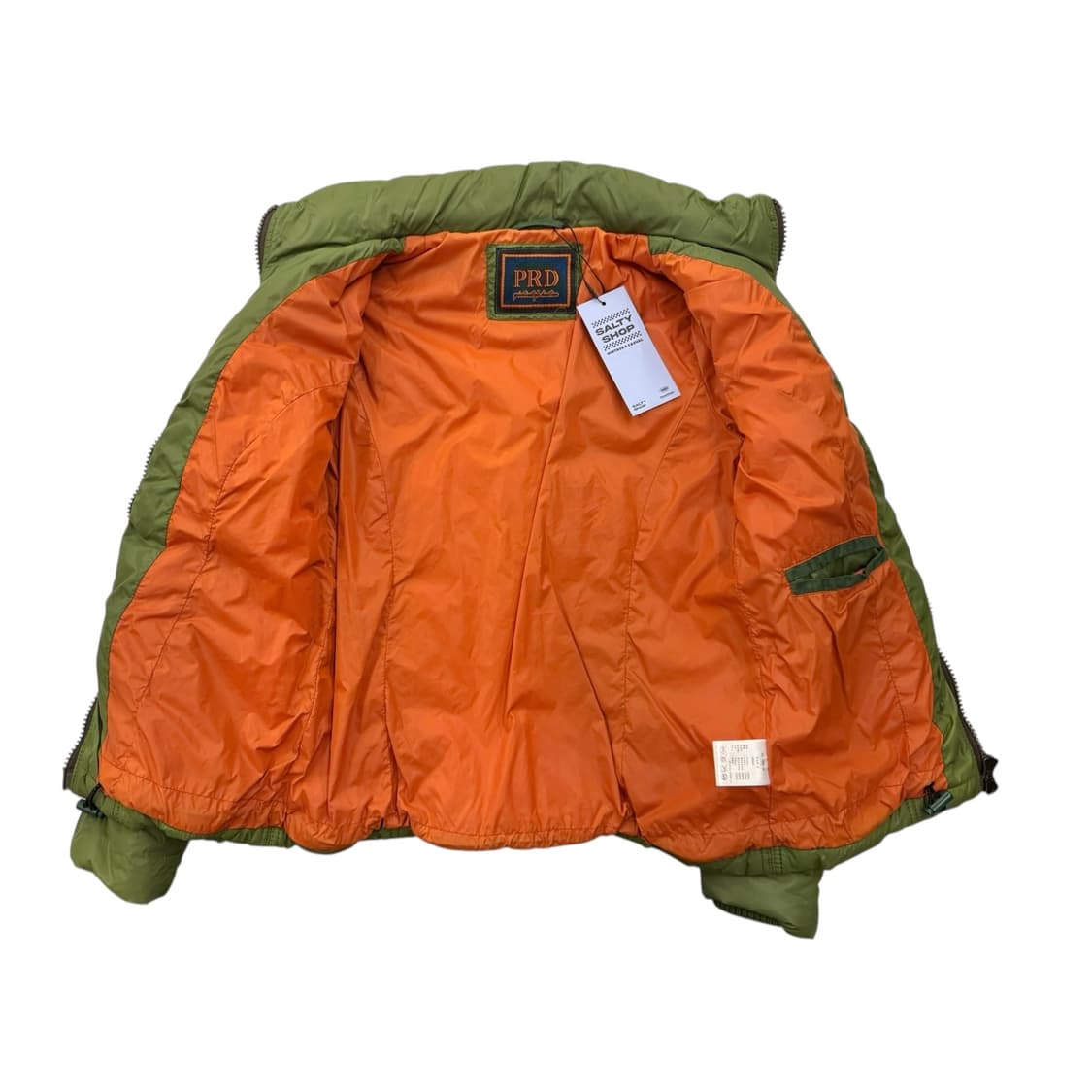 PRD 트리 리워크 패딩 자켓 그린 상품이미지3
