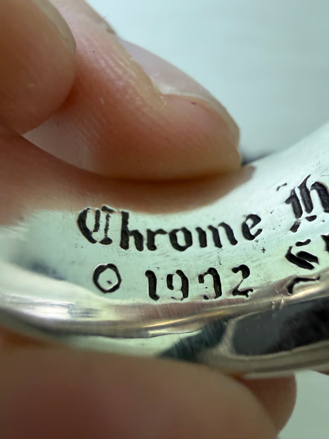 크롬하츠 플로랄 크로스 반지 us11 상품이미지4