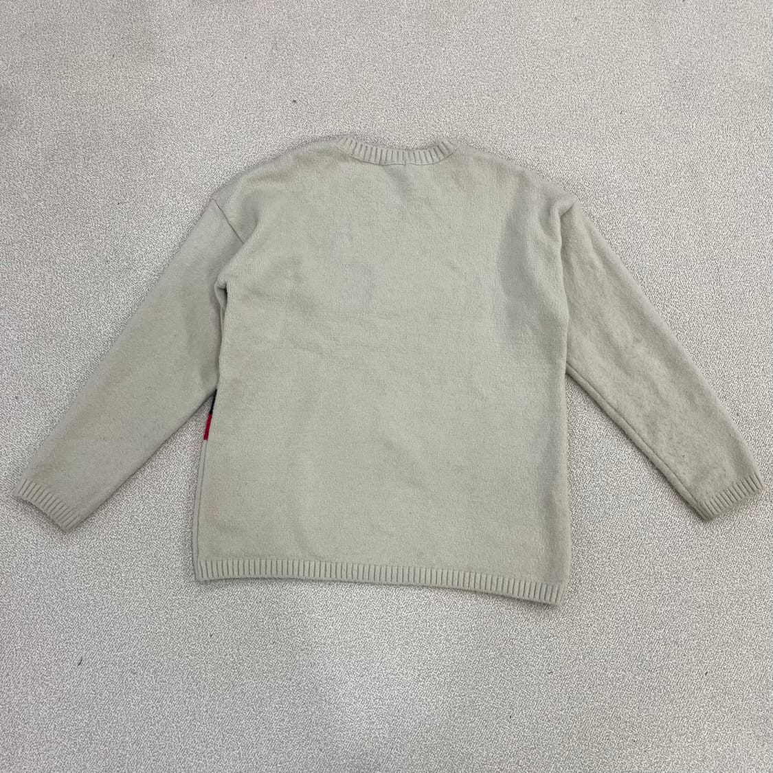 [실측확인] 빈티지 빅로고 니트 스웨트 0106M1 상품이미지3