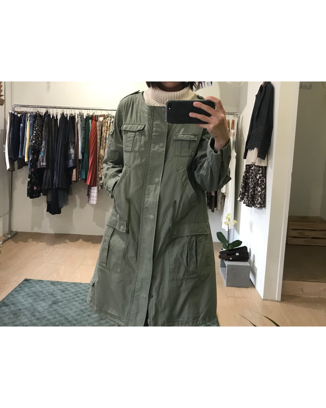 Ne-net long jacket 상품이미지1