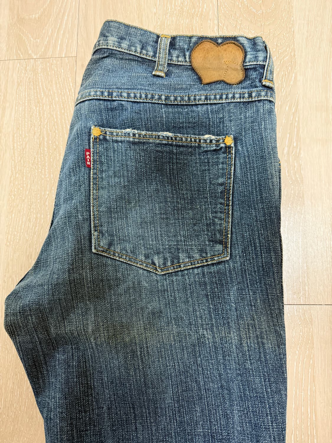 넘버나인 03aw 커트기 패치 데님 상품이미지3