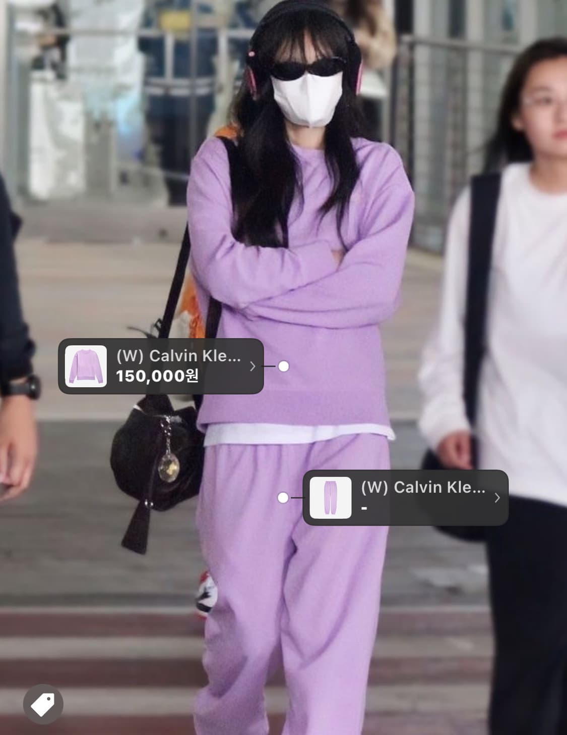 캘빈클라인 제니 에디션 조거팬츠 1회 착용 상품이미지2