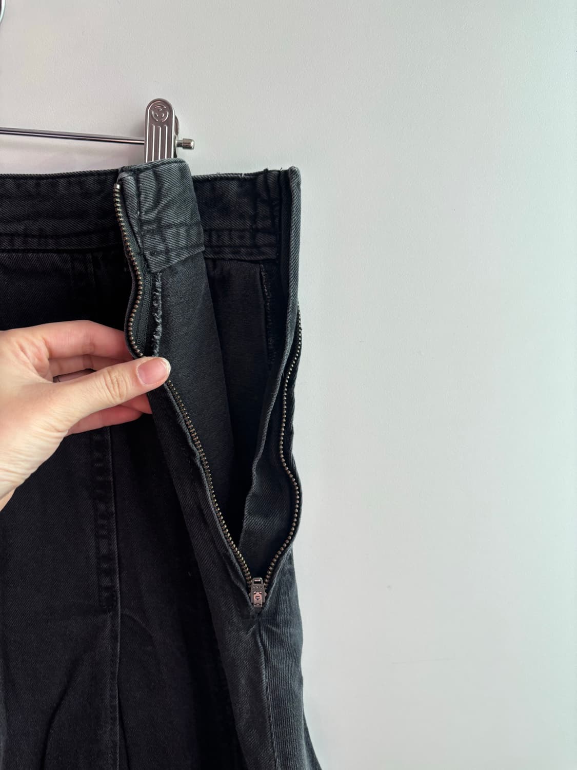 에잇세컨즈 데님 플리츠 스커트 M사이즈 상품이미지2