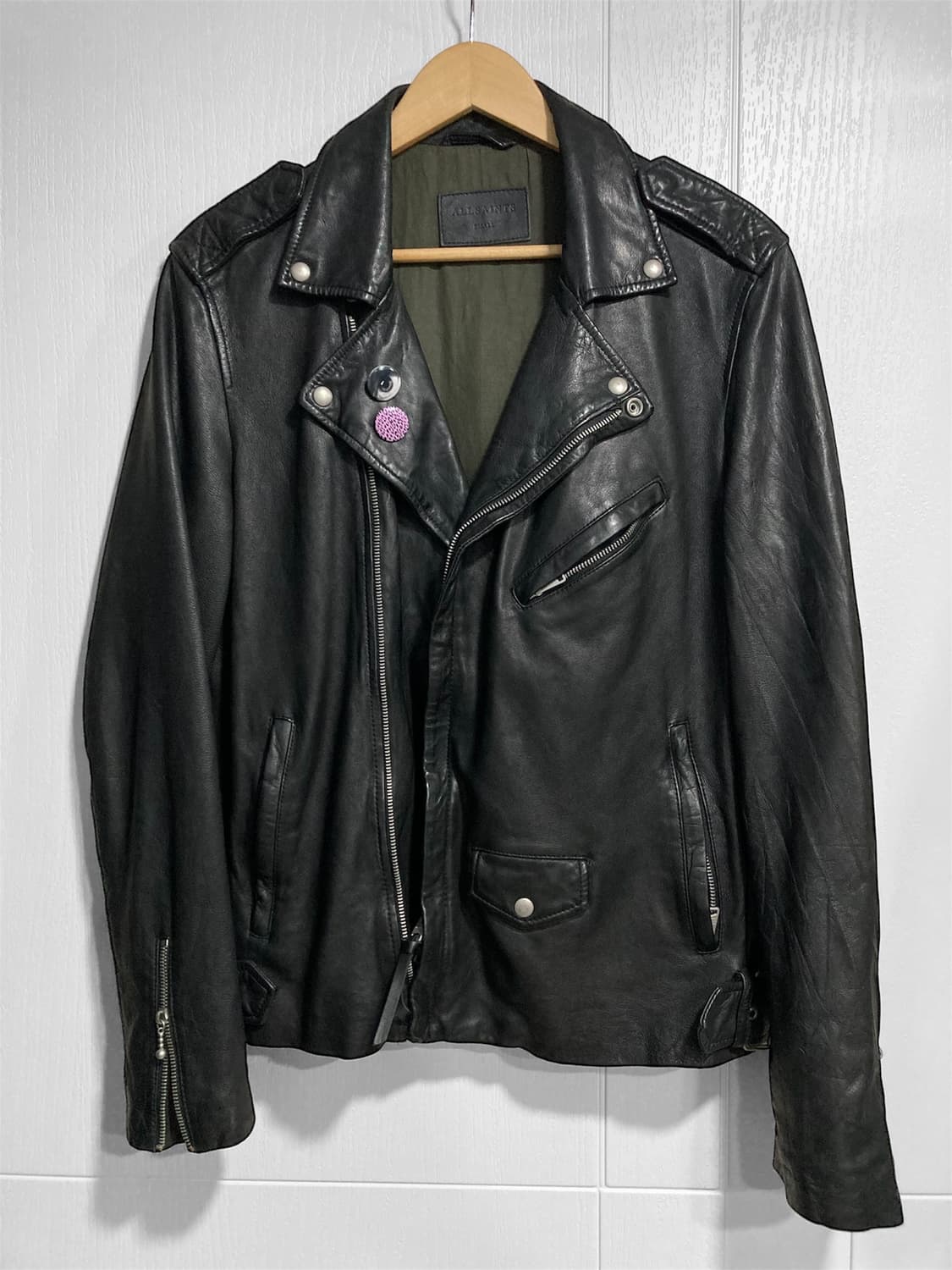 올세인츠 라이더 가죽 자켓 상품이미지1