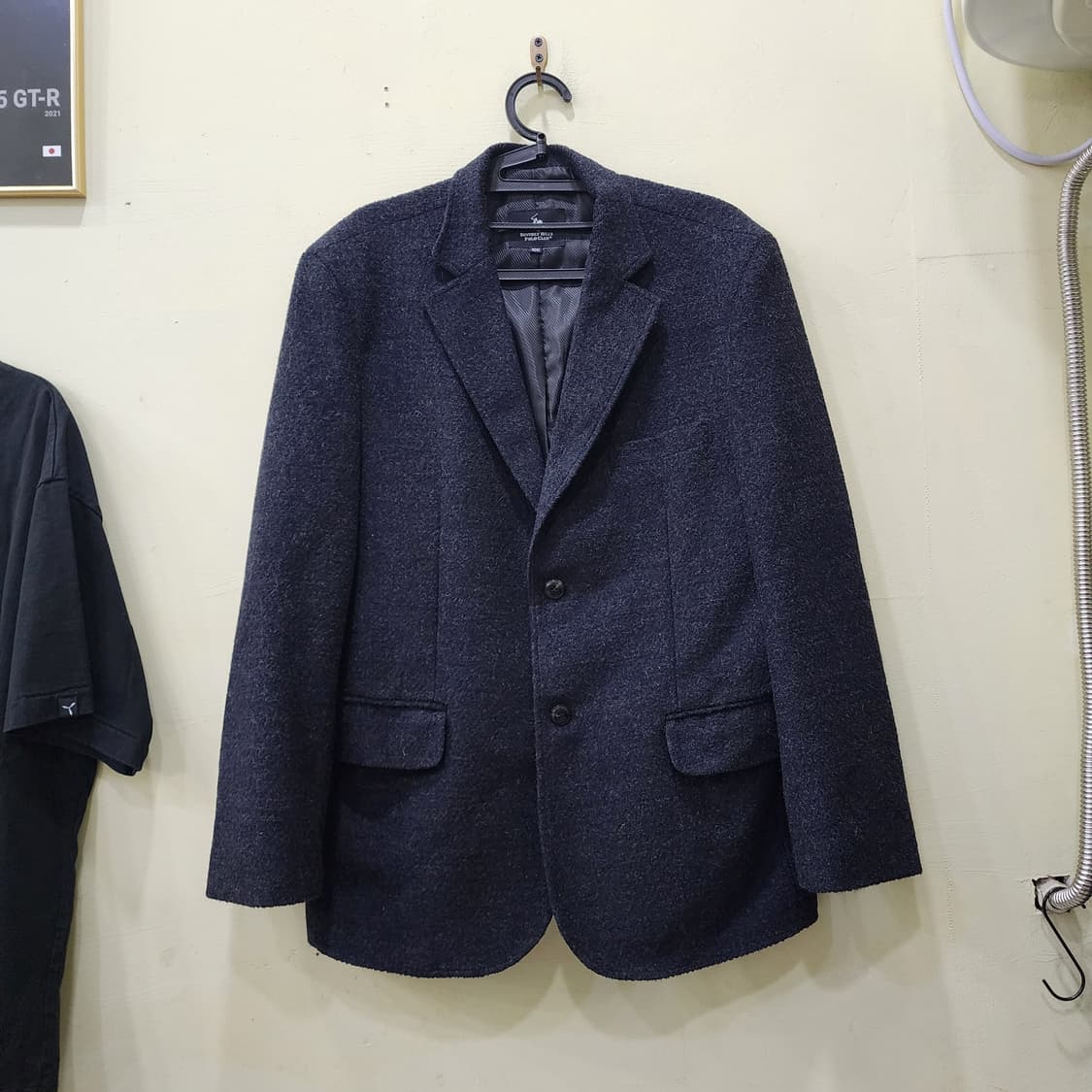 [L] Beverly Hills Polo Club 울 혼방 자켓 (차콜  상품이미지1