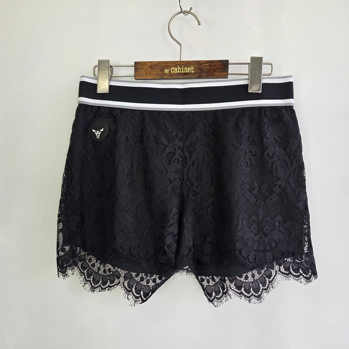 [NBA] 엔비에이 레이스 밴딩 숏팬츠 여성 상품이미지1