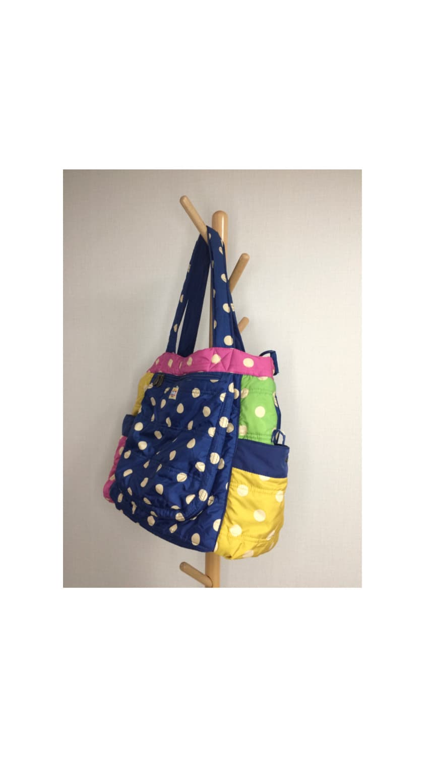 빈티지 컬러풀 도트 땡땡이 숄더백 크로스백 상품이미지2