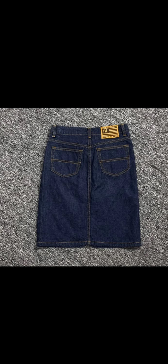 폴로 랄프로렌 데님 스커트 상품이미지2