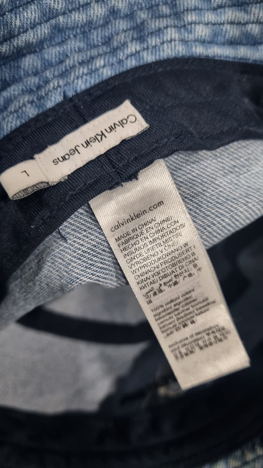 켈빈클라인 청 벙거지모자 L사이즈 컨디션10/8 상품이미지2